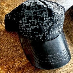 Chrome Hearts Vintage Leather Baseball Hat